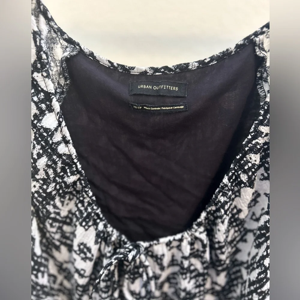 EUC Urban Outfitters Bea Gingham Floral Mini Dress - Picture 6 of 6